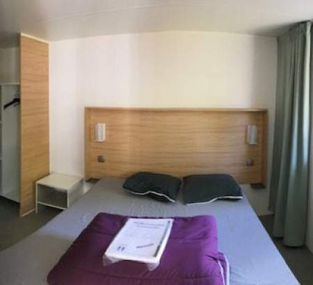 Mobil home Lodge chambre lit 160
