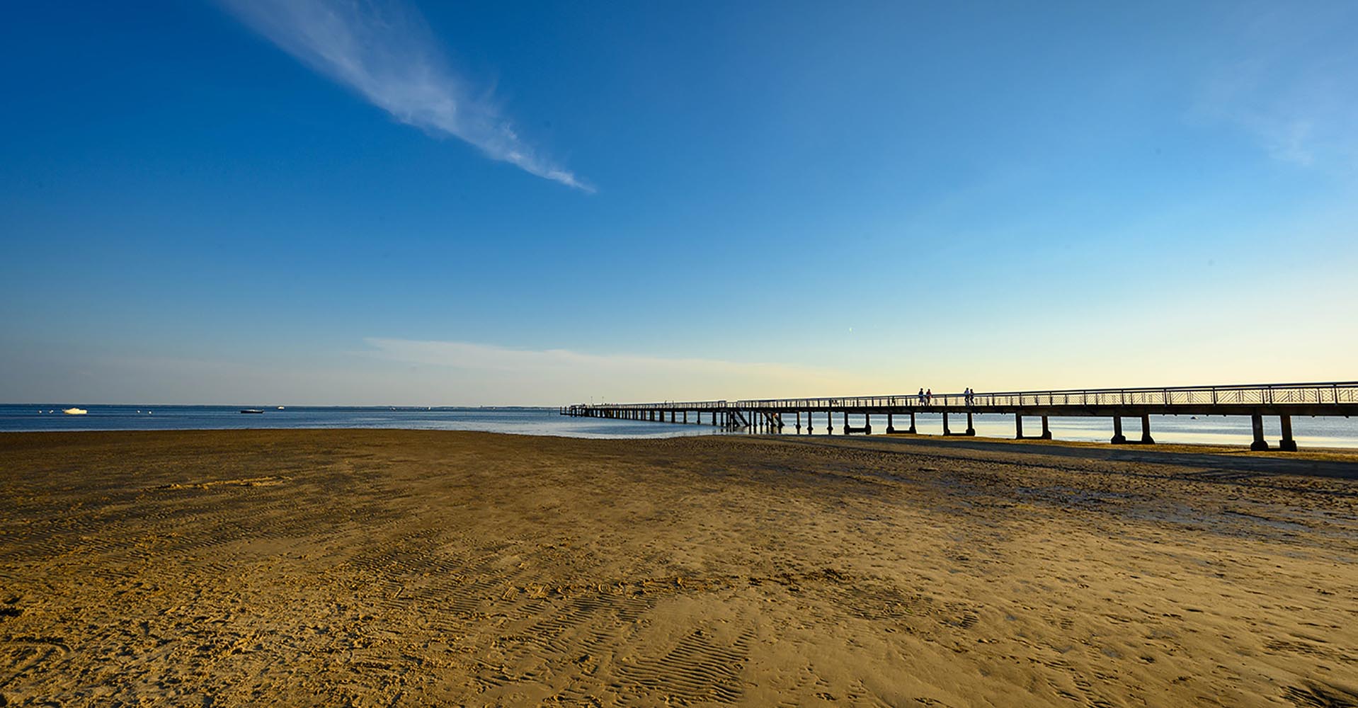 Jetée d'Andernos les Bains en Charente Maritime